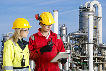 Image showing Petrochemical safety officers