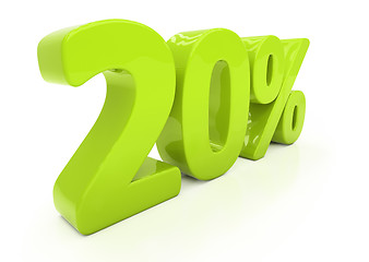 Image showing 3D twenty percent