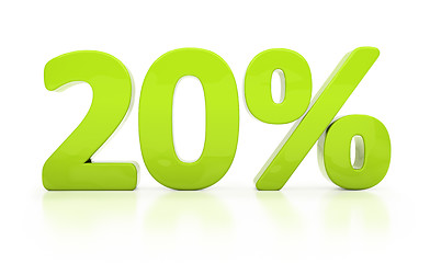 Image showing 3D twenty percent