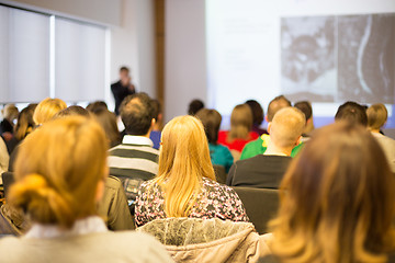 Image showing Speaker at Expert Conference and Presentation.