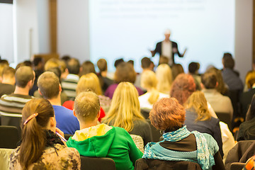 Image showing Speaker at Business Conference and Presentation.