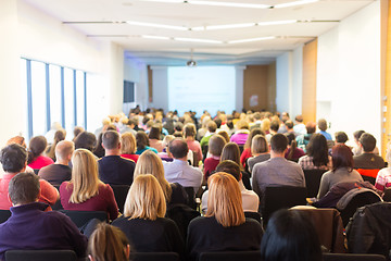 Image showing Speaker at Business Conference and Presentation.