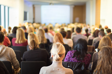 Image showing Speaker at Business Conference and Presentation.