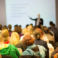 Image showing Speaker at Expert Conference and Presentation.
