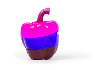 Image showing Neon colored pepper