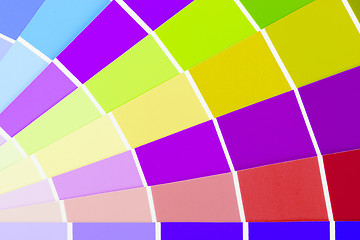 Image showing Vector colour card