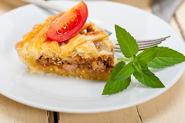 Image showing home made beef pie