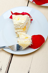 Image showing whipped cream mango cake