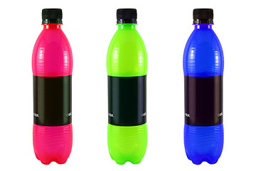 Image showing soda bottles