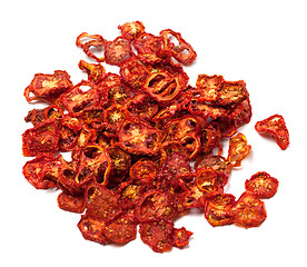 Image showing Dried slices of tomato