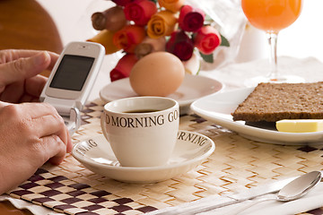 Image showing breakfast business