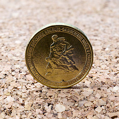 Image showing The obverse of coin dedicated to the Battle of Stalingrad