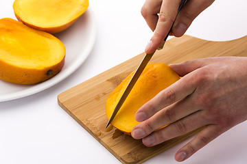 Image showing Subdivide The Three Mango Slices