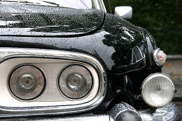 Image showing Vintage car close-up