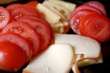 Image showing Tomato and Cheese