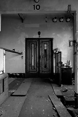 Image showing Dark and abandoned place