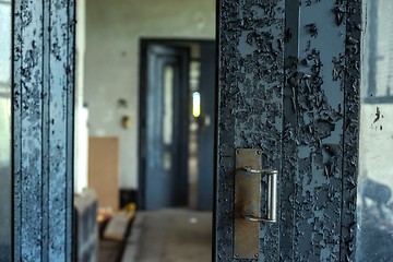 Image showing Large industrial door