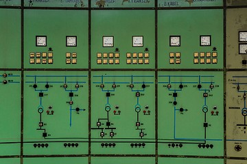 Image showing Electricity distribution hall in metal industry