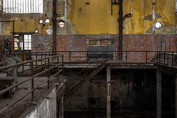 Image showing Electricity distribution hall in metal industry