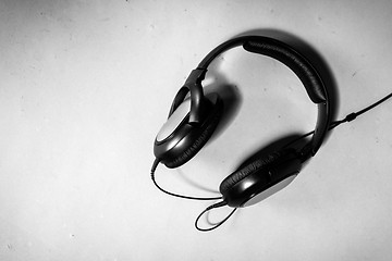 Image showing Stereo headset against background