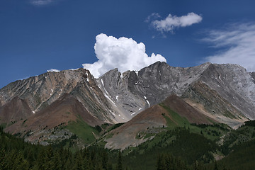 Image showing Mountain vista in the Rockies