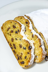 Image showing German Christmas stollen