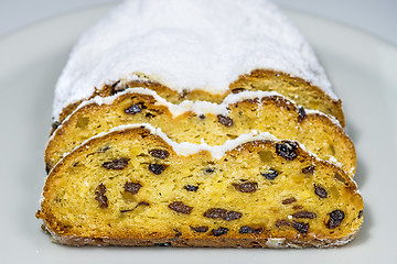 Image showing German Christmas stollen