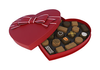 Image showing Valentine Heart Box