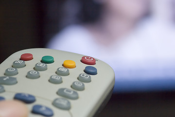 Image showing TV remote control

