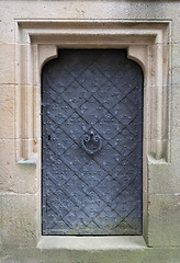 Image showing Medieval door.