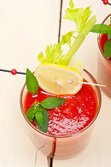 Image showing fresh tomato juice