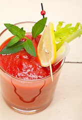 Image showing fresh tomato juice