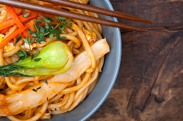 Image showing hand pulled ramen noodles