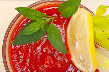 Image showing fresh tomato juice