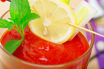 Image showing fresh tomato juice