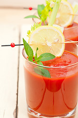 Image showing fresh tomato juice