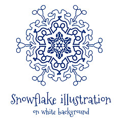 Image showing Snowflake icon