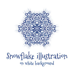 Image showing Snowflake icon