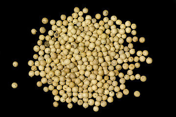 Image showing Pile of white pepper

