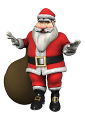 Image showing Santa with Gifts