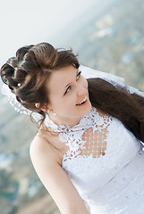 Image showing Surprised bride