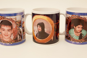 Image showing Portraits on glasses.