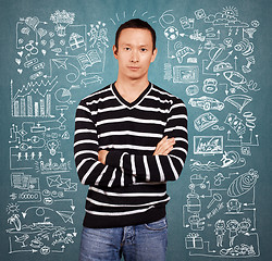 Image showing Young man life concept