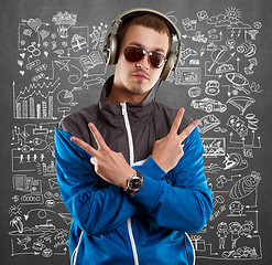 Image showing Young man life concept