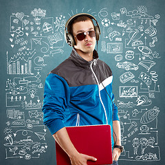 Image showing Young man life concept