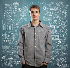 Image showing Young man life concept