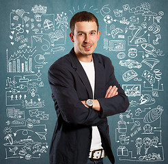 Image showing Young man life concept