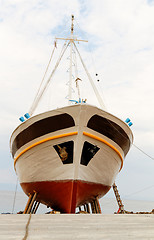 Image showing Ship on the coast