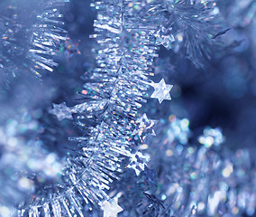 Image showing Tinsel - Christmas decoration.