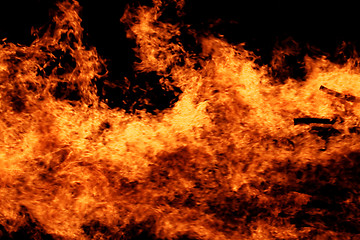 Image showing Fire background